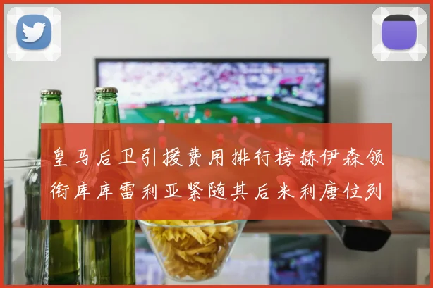 皇马后卫引援费用排行榜赫伊森领衔库库雷利亚紧随其后米利唐位列第三
